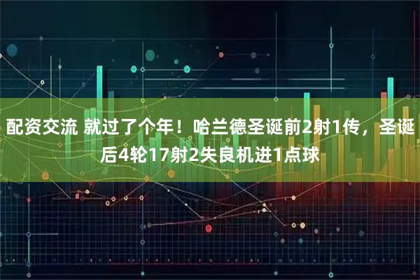 配资交流 就过了个年！哈兰德圣诞前2射1传，圣诞后4轮17射2失良机进1点球